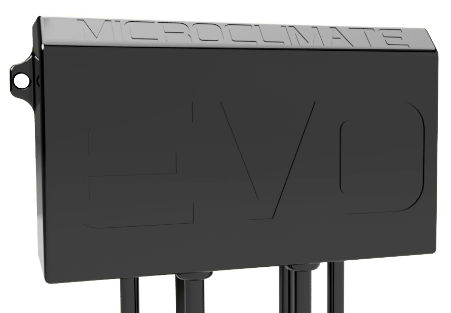 Microclimate EVO control unit with connected heating cables