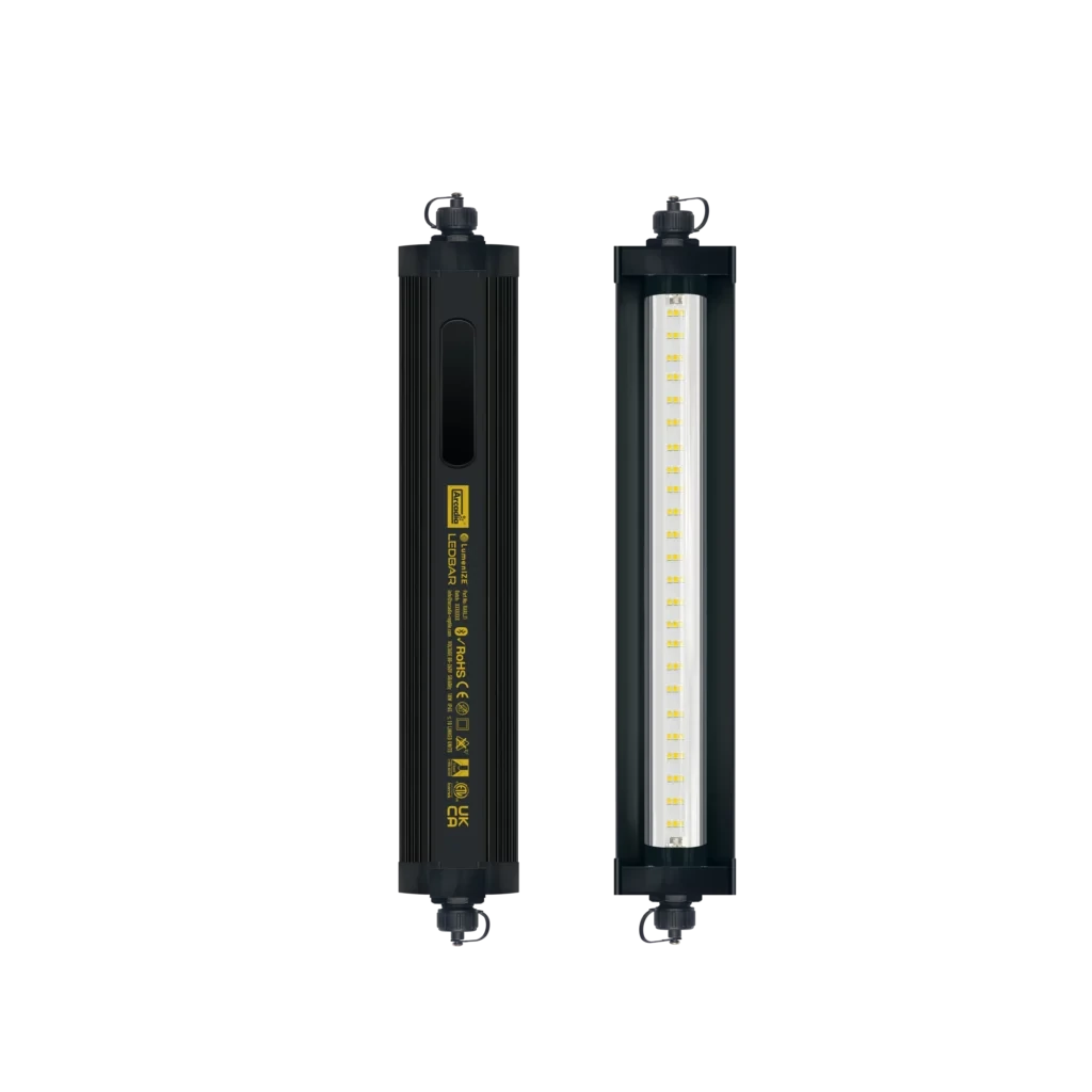 Arcadia LumenIZE JungleDawn LED bar shown from above and below